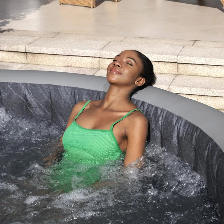 SaluSpa Santa Monica Smart AirJet 5-7 person Inflatable Spa with App-Control