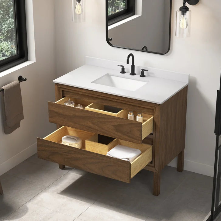 OVE Decors Tino Vanity in Pistachio Finish with Quartz Countertop