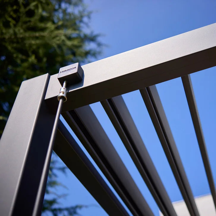 Mirador 8.8 ft. x 14.4 ft. Adjustable Louvered Aluminum Pergola