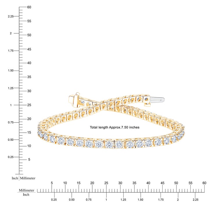 Round Brilliant Diamond Bracelet (4.00 ctw)