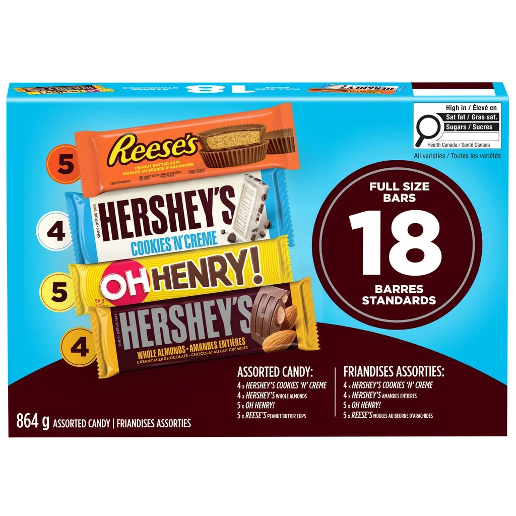 Hershey's Assorted Candy, 864 g