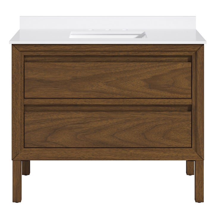 OVE Decors Tino Vanity in Pistachio Finish with Quartz Countertop