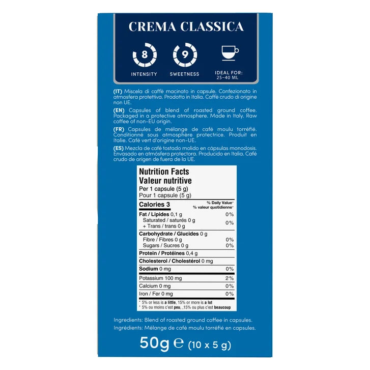 Caffé Borbone Crema Classica Nespresso Compatible Pods, 100 count