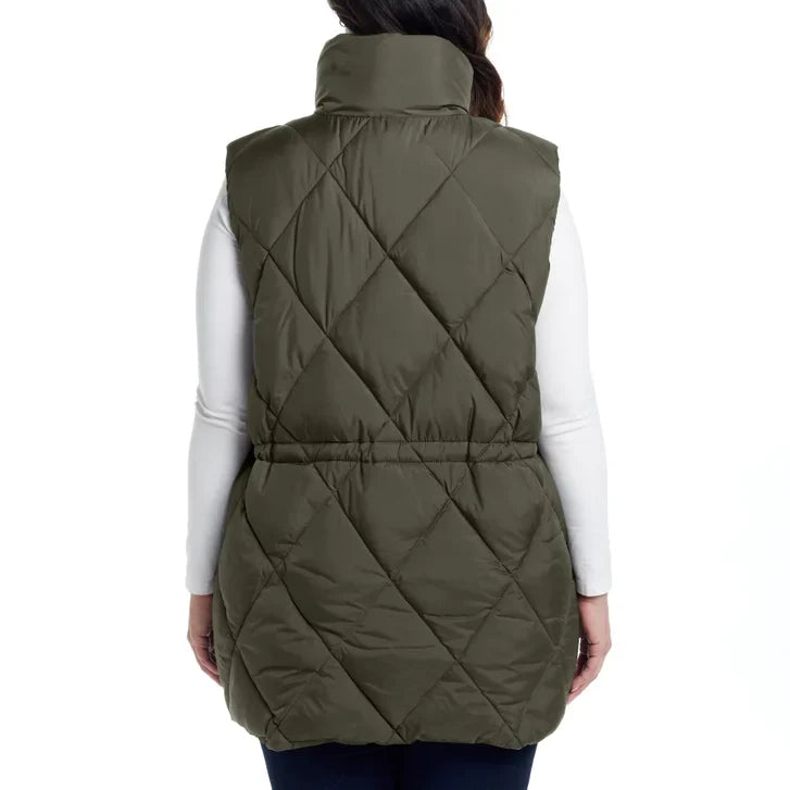Weatherproof Women's Long Puffer Vest