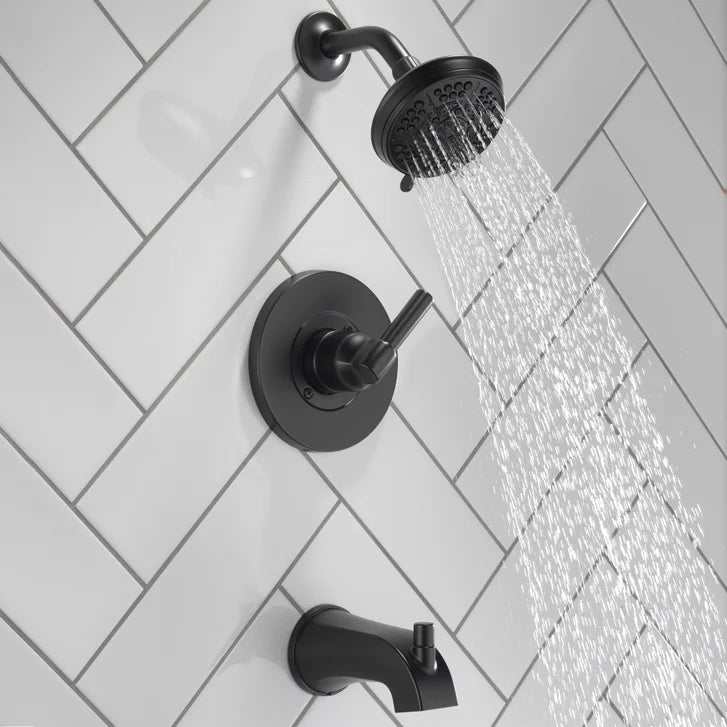 Delta Becker Monitor 14 Series Single Handle Tub and Shower Faucet