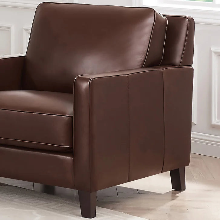 Prospera Home West Park Top-grain Leather Chair