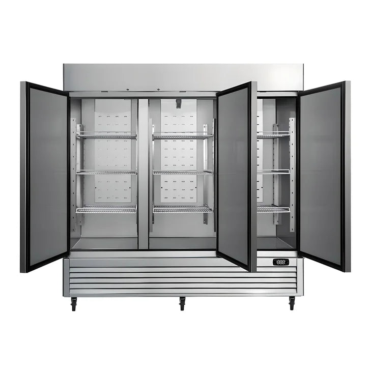Kenmore Pro 31.5 in. 72 cu ft. Stainless Steel Convertible Commercial 3-door Refrigerator or Freezer