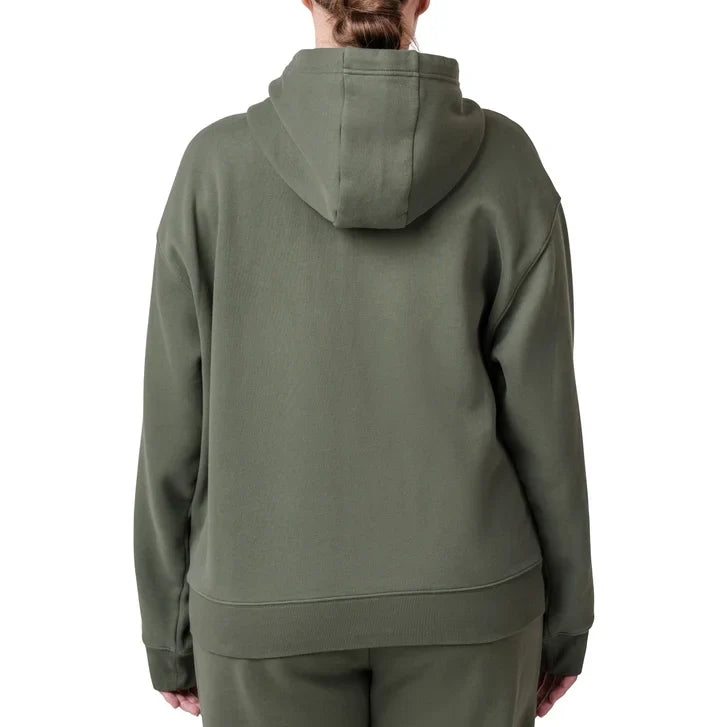 Tuff Athletics Women’s Oversized Fleece Hooded Full Zip