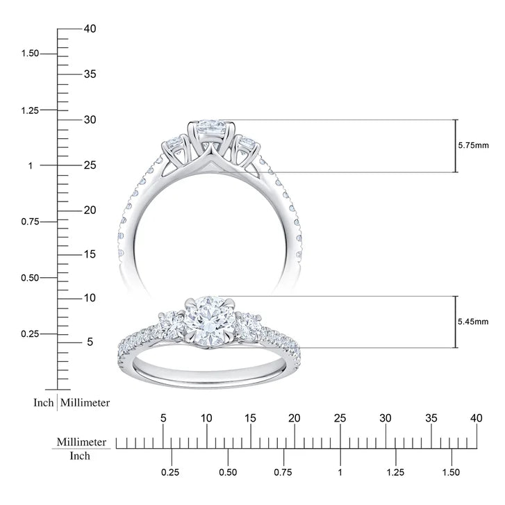 Round Brilliant Diamond Ring (1.20 ctw)