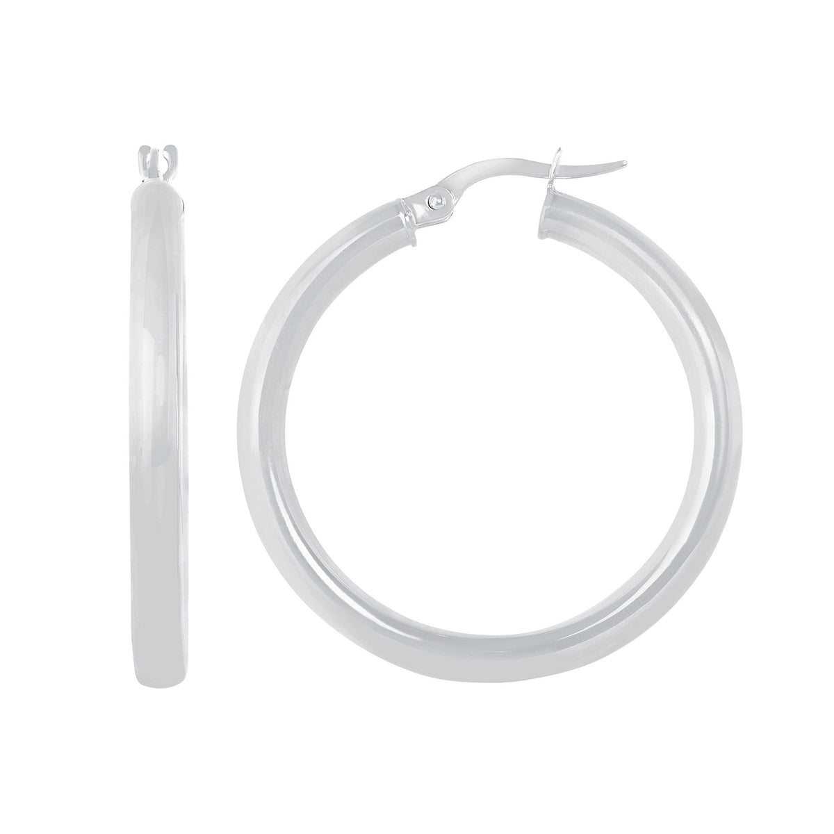 High Polish Hoop Earrings