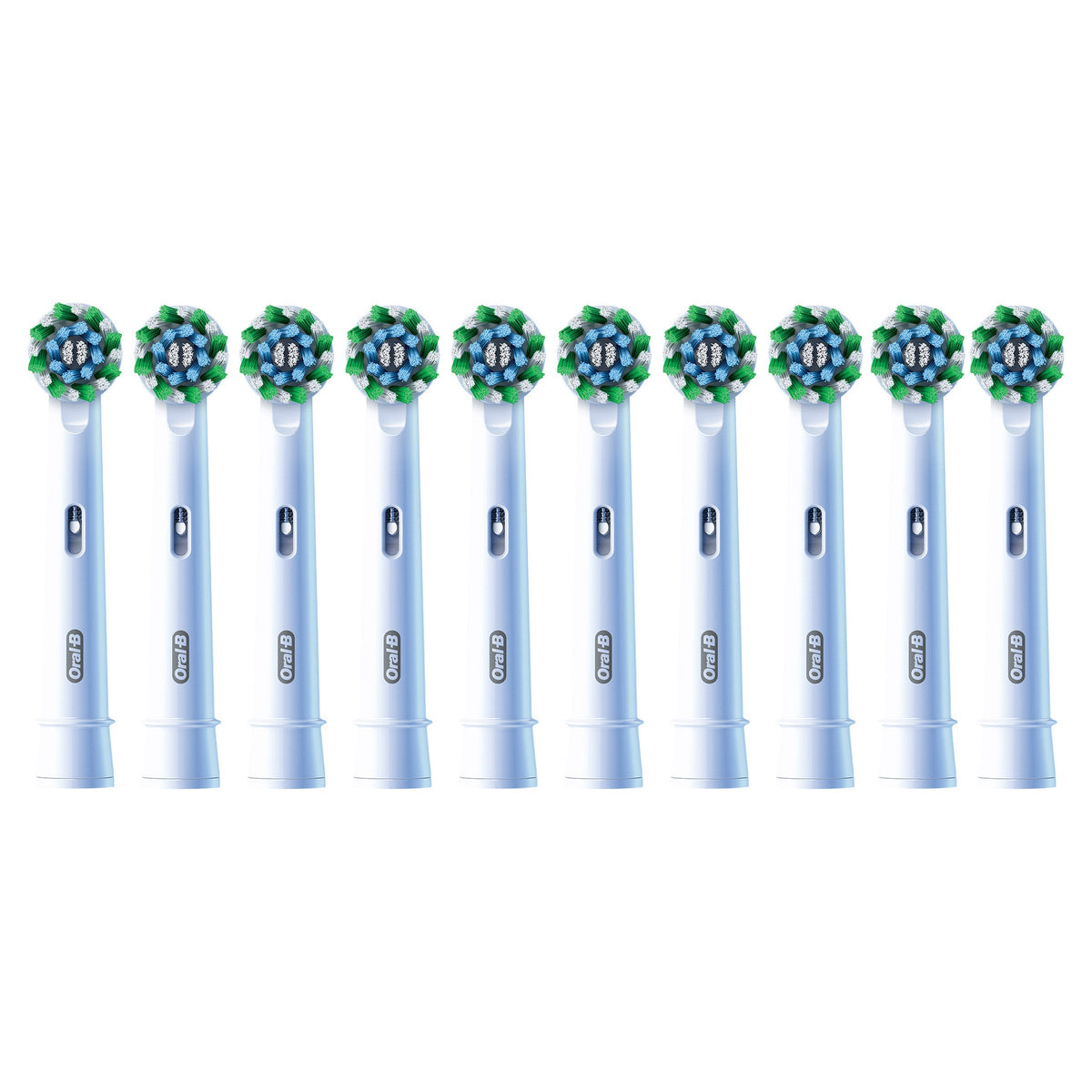 Oral-B CrossAction Electric Toothbrush Replacement Brush Head Refills, 10-pack