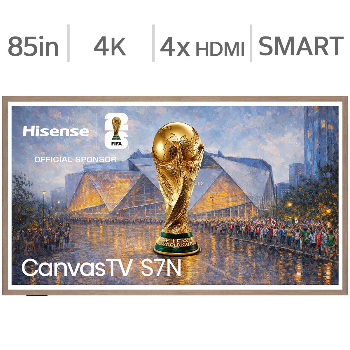 Hisense 85" Class - Canvas Series - 4K UHD QLED TV