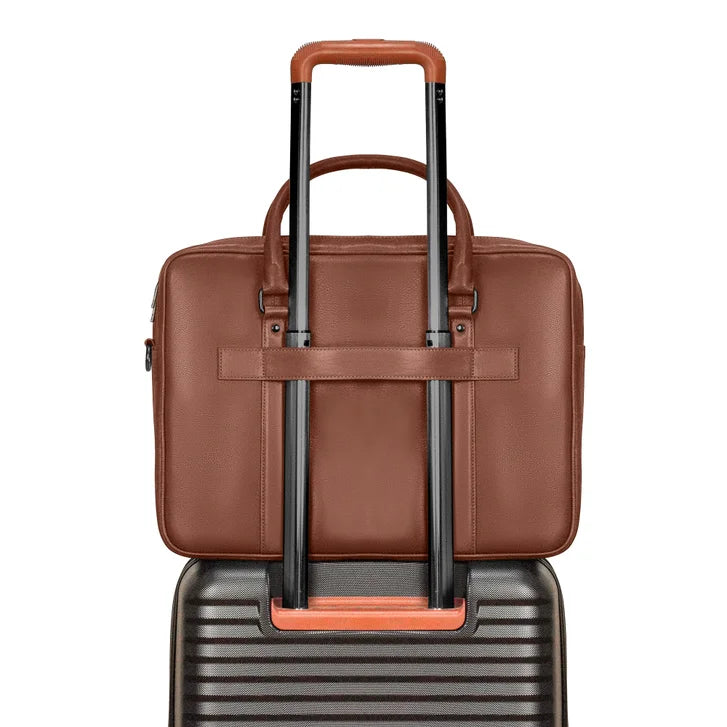 Champs Onyx Collection Leather Briefcase 12 L