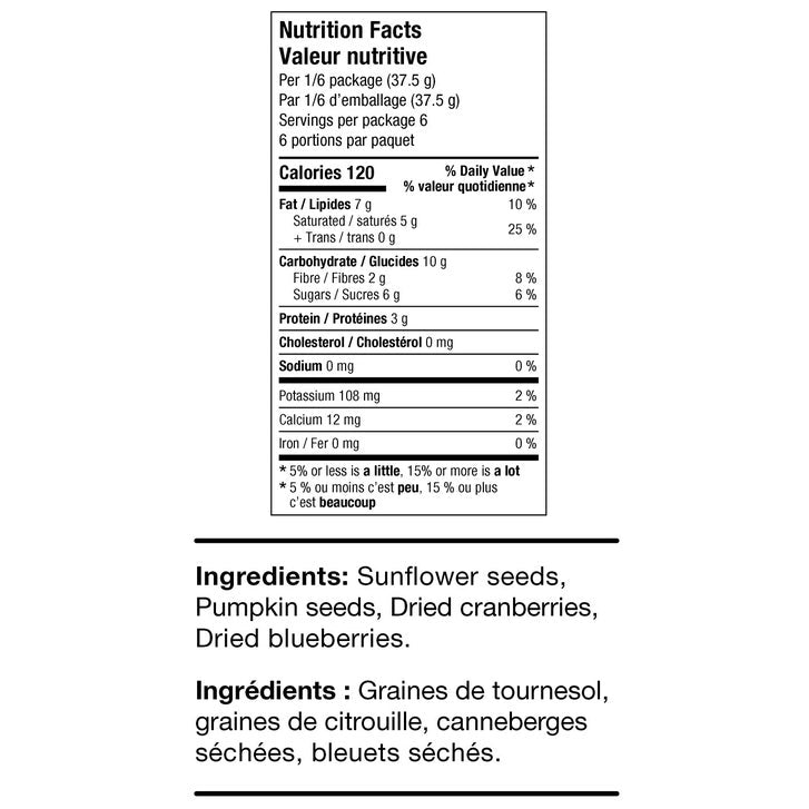 Healthy Crunch Fruit & Seed Mix, 7 × 225 g