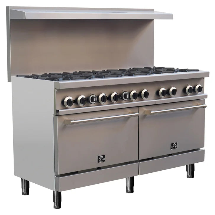 Forno Commerciale 60 Inch Stainless Steel Gas Range