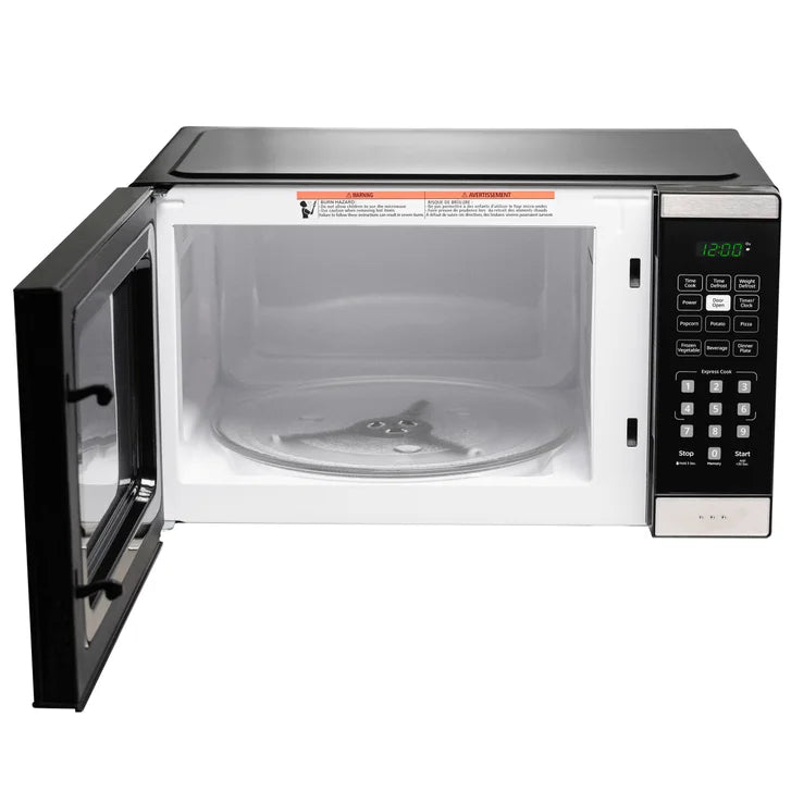 Danby 1.1 cu.ft. Countertop Microwave - Black and Stainless Steel