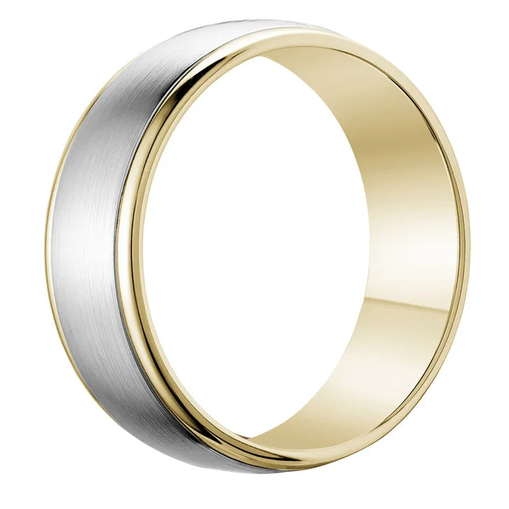 Two Tone Gold Unisex Band
