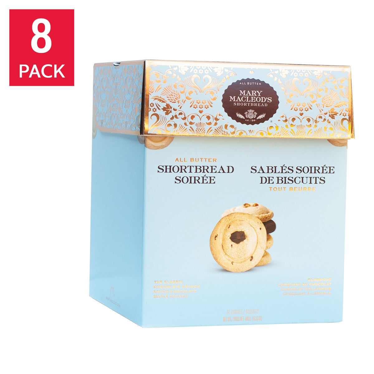 Mary Macleod's Assorted Shortbread Cookies, 8 pack