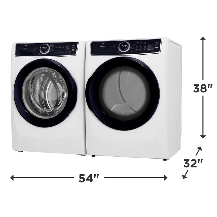Electrolux 762 Series Laundry Bundle 5.2 cu ft. Front Load Washer and 8.0 cu ft. Electric Dryer