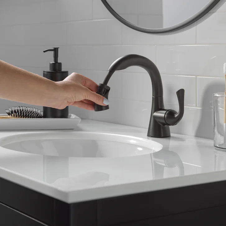 Delta Lampard Single Handle Pull-down Bathroom Faucet