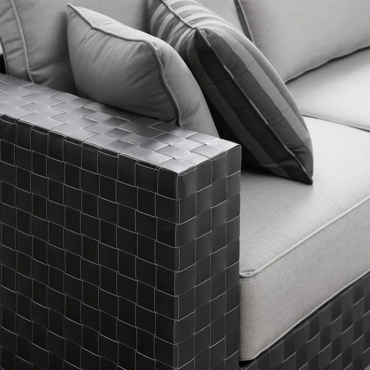 Soho 6-piece Patio Sectional Conversation Set
