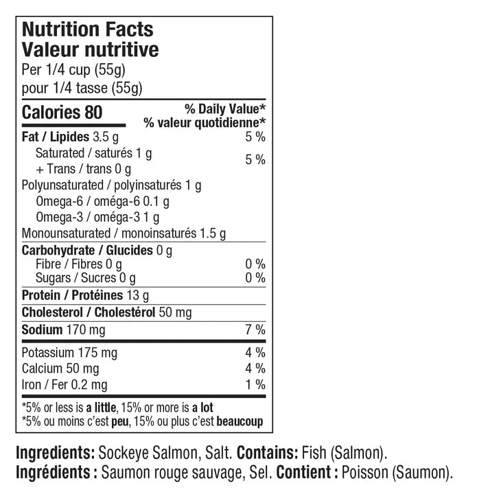 Ocean's Wild Sockeye Salmon, 4 × 213 g