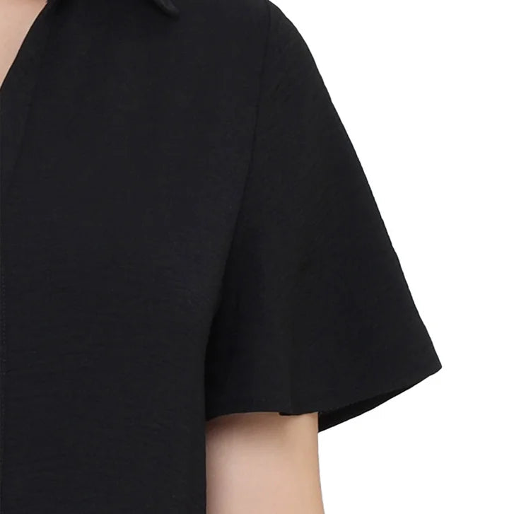 Tahari Women's Short-Sleeve Tiered Dress