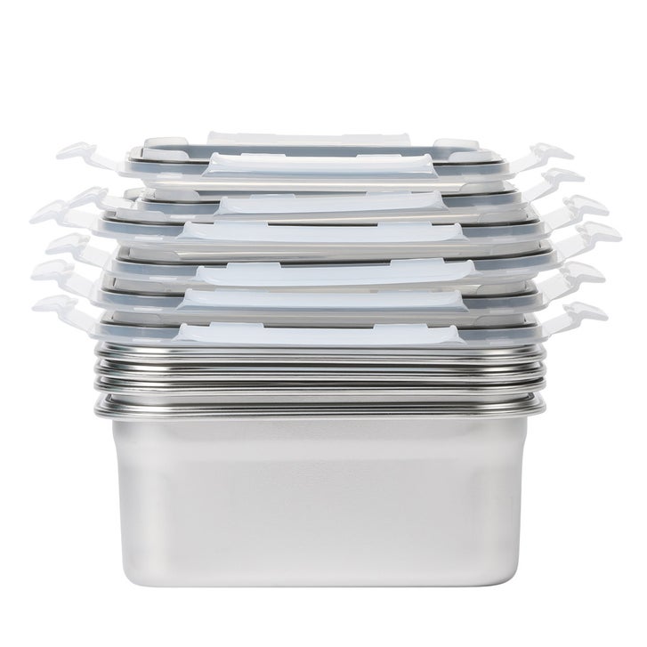 Neoflam Stainless Steel Food Storage Set, 12-pieces
