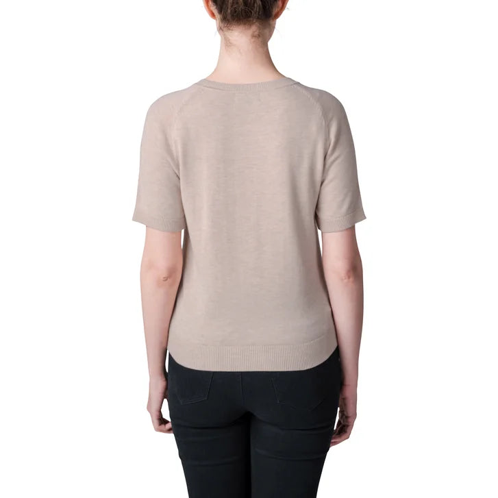 United Colors of Benetton Women’s Short Sleeve Crew Neck Sweater