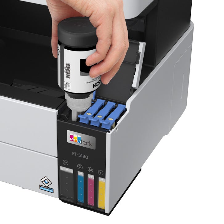 Epson EcoTank Pro ET-5180 SE Wireless All-in-One Colour Supertank Printer with Bonus Black Ink Bottle
