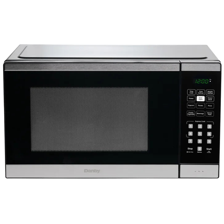 Danby 1.1 cu.ft. Countertop Microwave - Black and Stainless Steel