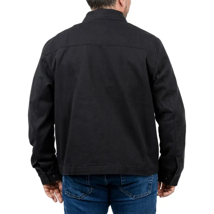 Vans Men's Mcavoy Zip Station Jacket – Casual Full-Zip Coat with Collar