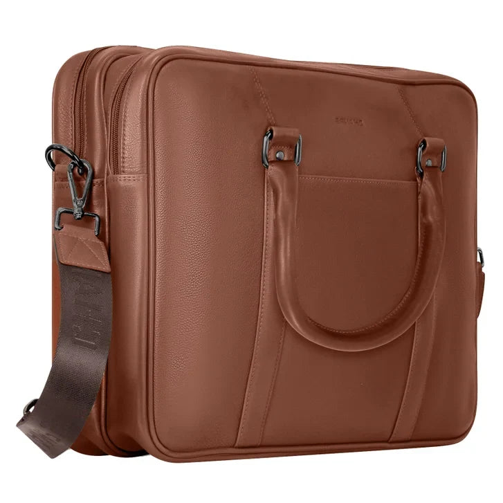 Champs Onyx Collection Leather Briefcase 12 L