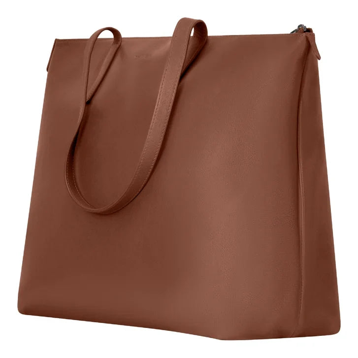 Champs Onyx Collection Leather Business Tote, 24 L