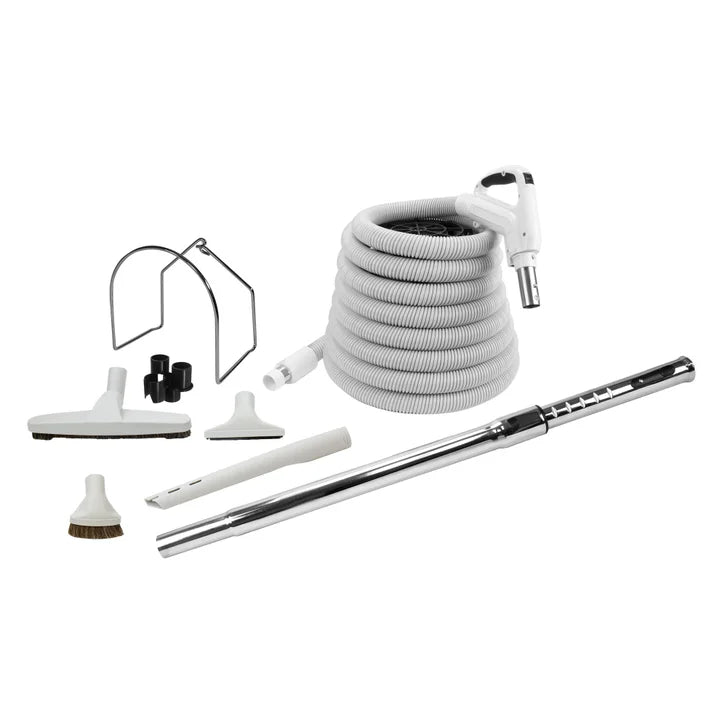 Johnny Vac - Central Vacuum Kit 700 Airwatts with 2 Complete Sets of Accessories