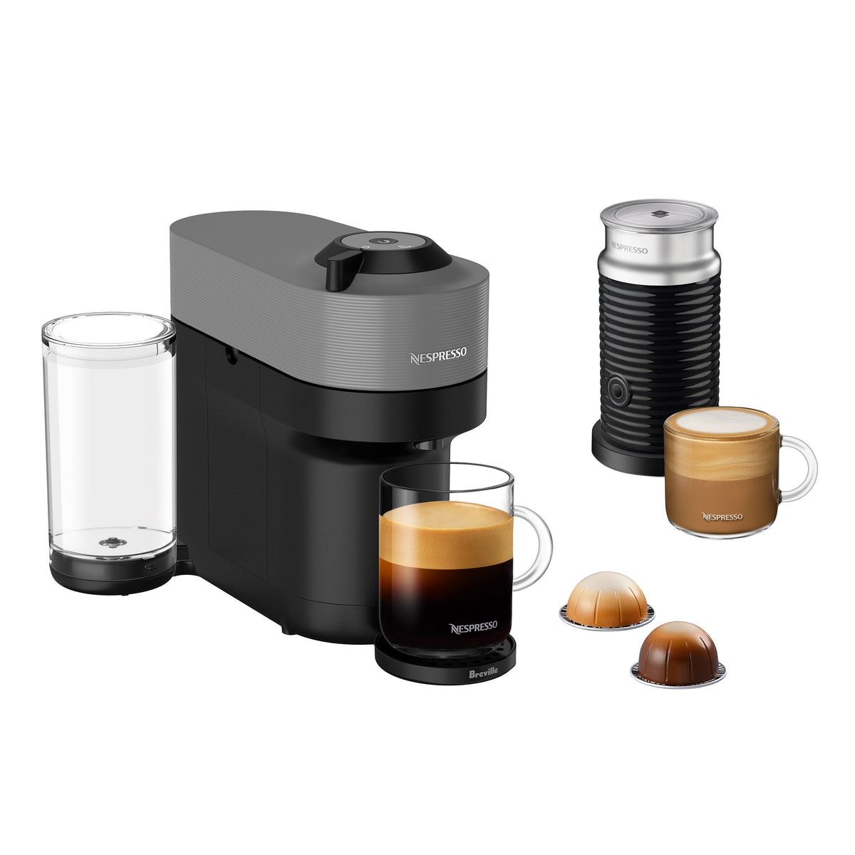 Nespresso Vertuo Pop+ Coffee Pod Machine by Breville with Aeroccino with $25 Nespresso Coffee Credit