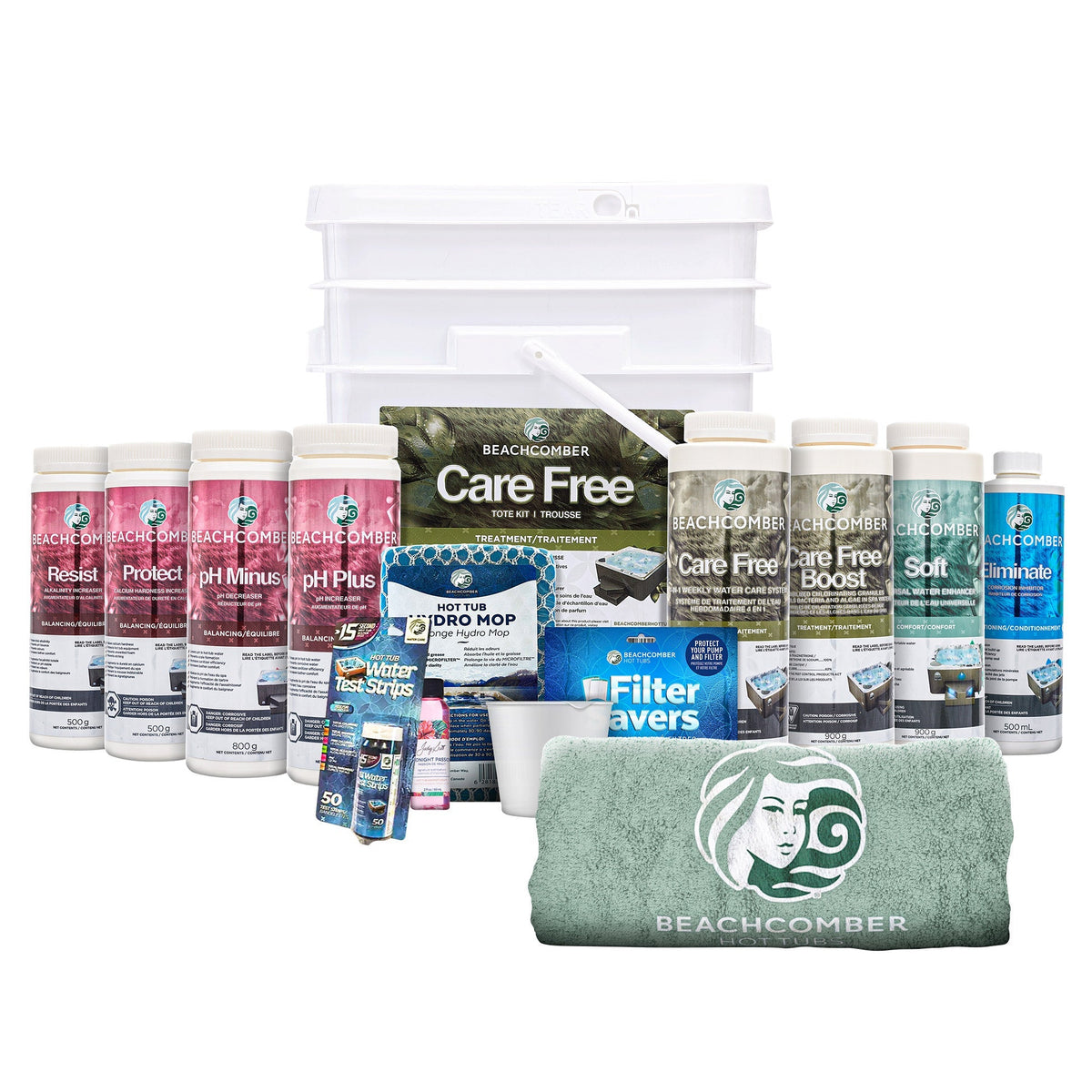 Beachcomber Care Free Tote and Beach Towel