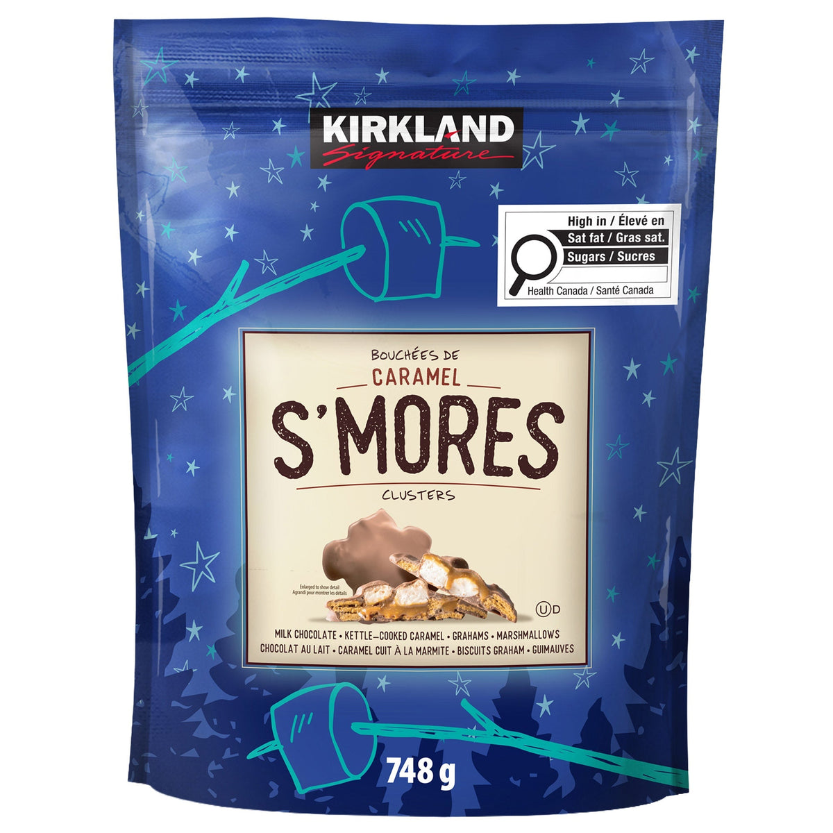 Kirkland Signature Caramel S'mores Clusters, 748 g