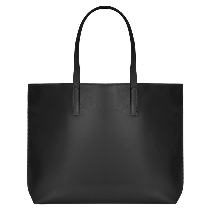 Champs Onyx Collection Leather Business Tote, 22 L