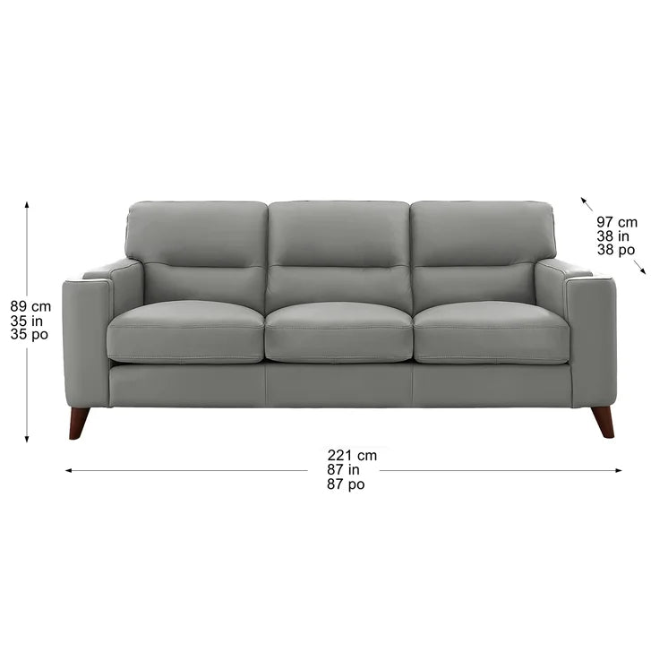 Prospera Home Sorena Top Grain Leather Sofa