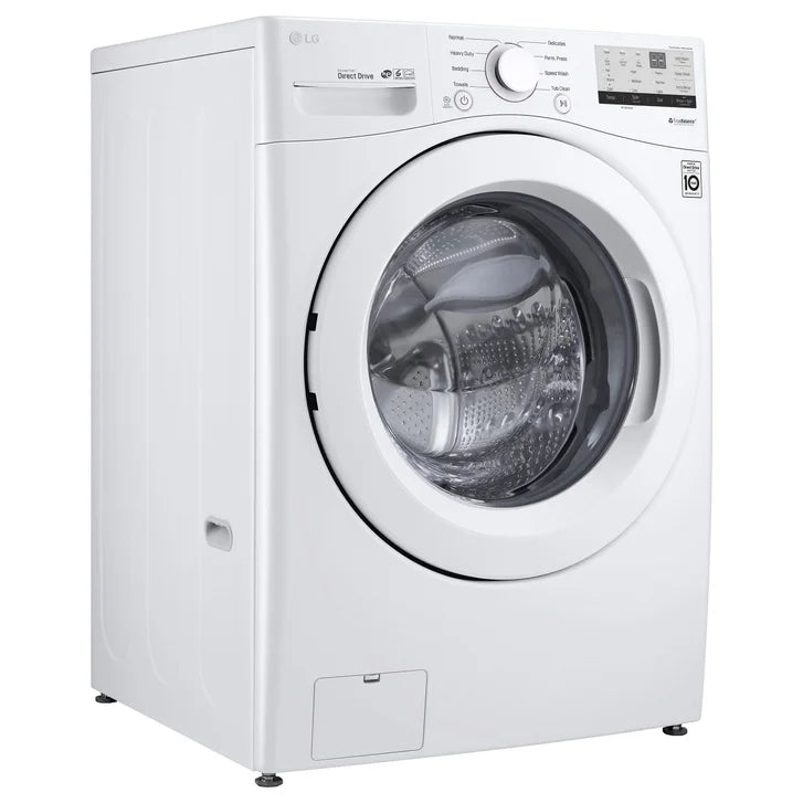 LG Laundry Bundle 5.2 cu ft. Front Load Washer and 7.4 cu ft. Electric Dryer with Stacking Kit
