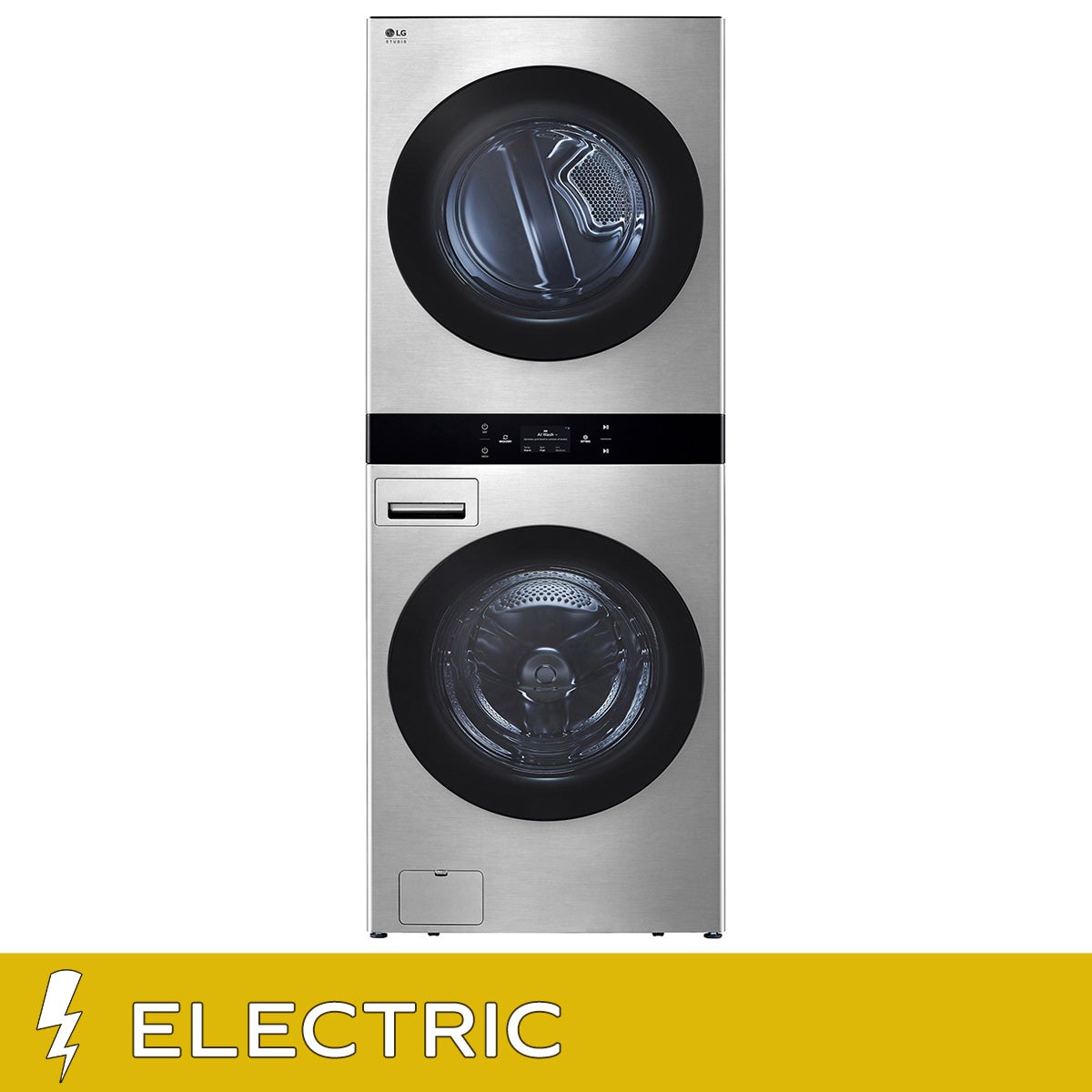 LG STUDIO WashTower Single Unit Front Load 5.8 cu. ft. Washer And 7.4 cu. ft. Dryer with AI
