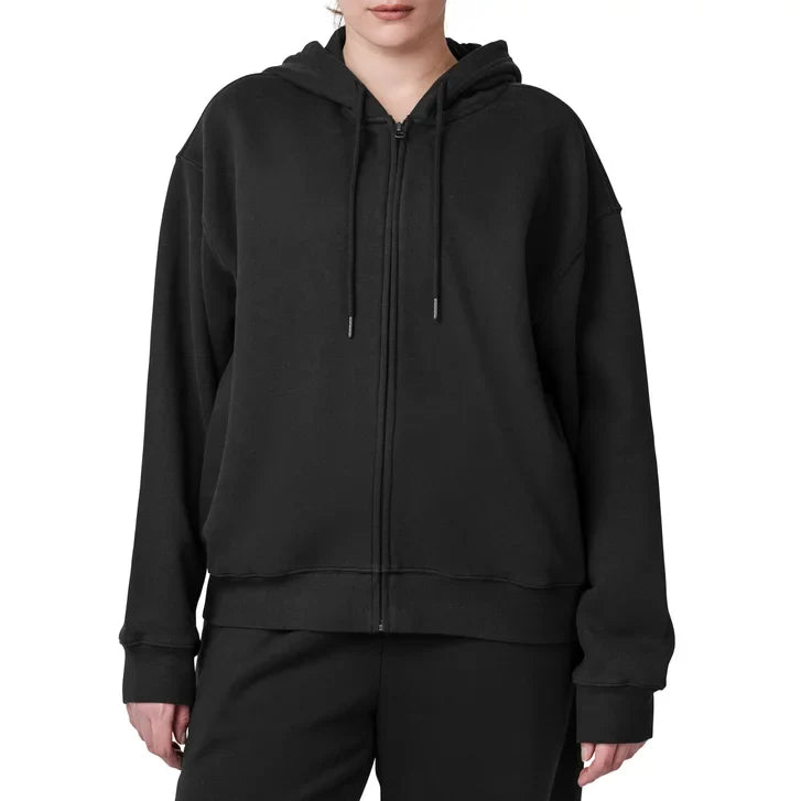 Tuff Athletics Women’s Oversized Fleece Hooded Full Zip
