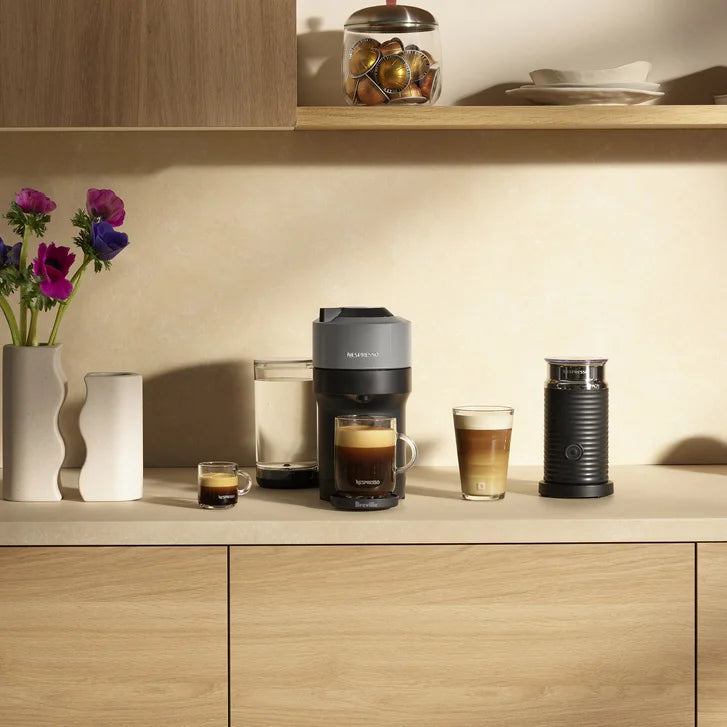 Nespresso Vertuo Pop+ Coffee Pod Machine by Breville with Aeroccino with $25 Nespresso Coffee Credit