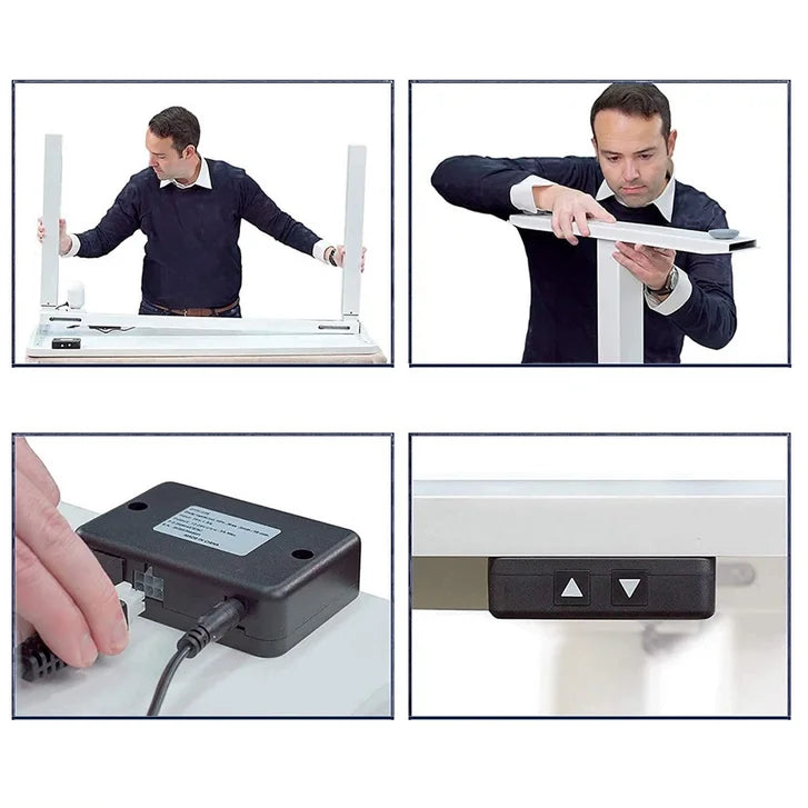 Motionwise 121.9 cm x 61 cm (48 in. x 24 in.) Single Motor Height Adjustable Desk
