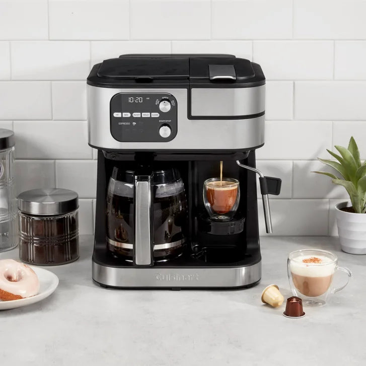 Cuisinart 12-cup Centre Barista Bar 4 in 1 Coffee Maker with (5) Charcoal Filters, K-Cup Compatible