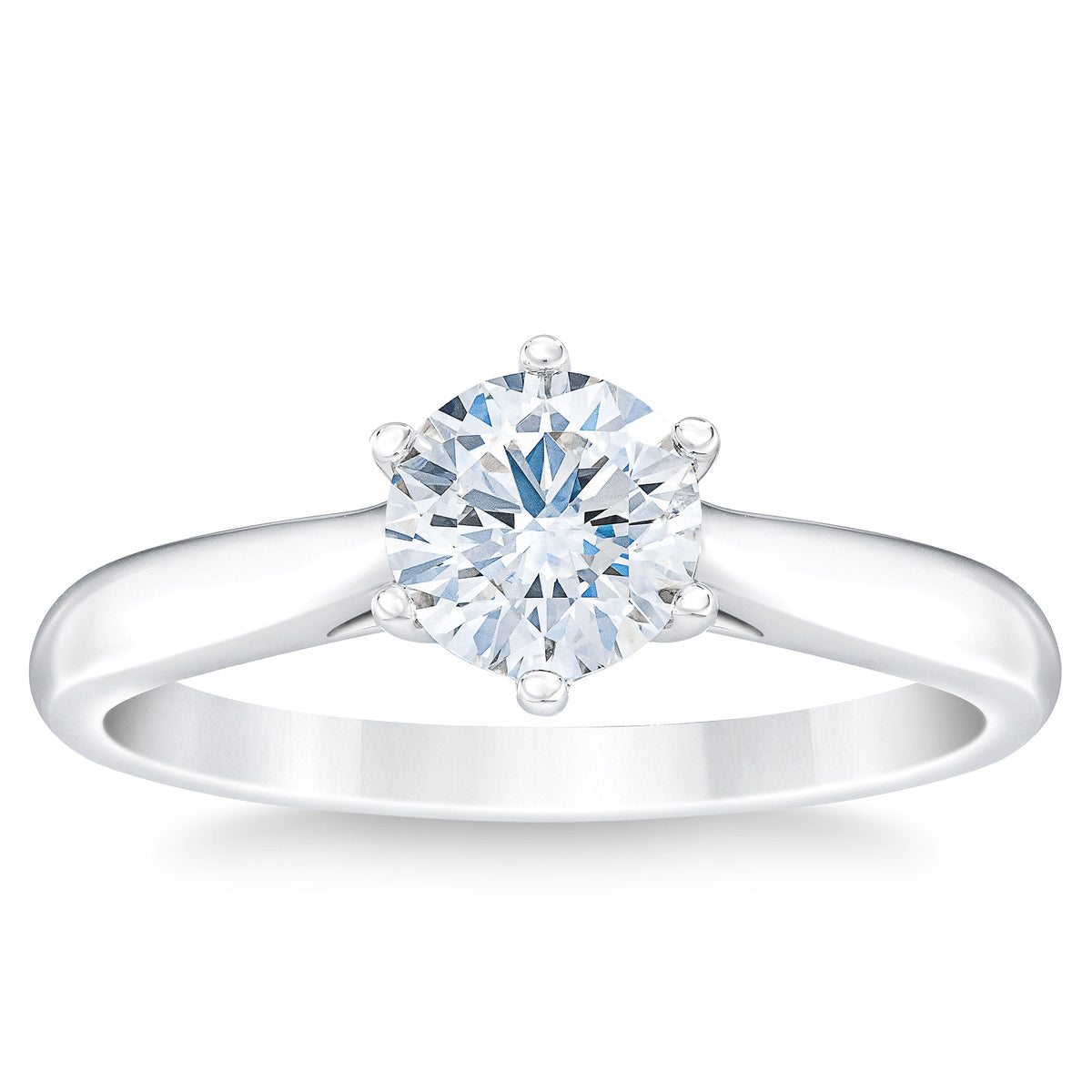 1.20 ct Round Brilliant Cut, Clarity VS1, Colour D, Diamond Solitaire Ring