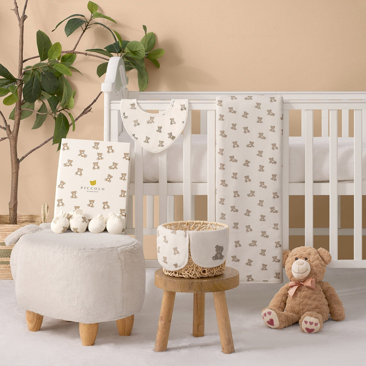 Piccolo Bambino Baby Gift Box Bundle, 6-piece