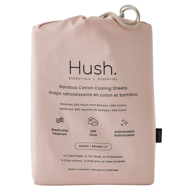 Hush Essentials - Bamboo Cotton Cooling Sheets