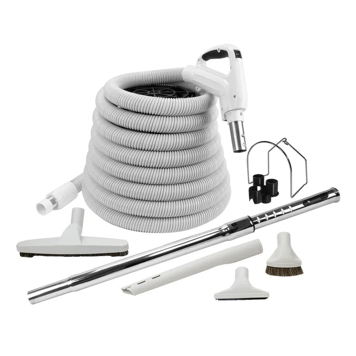 Johnny Vac Central Vacuum Kit 650 Airwatts with Complete set of Accessories